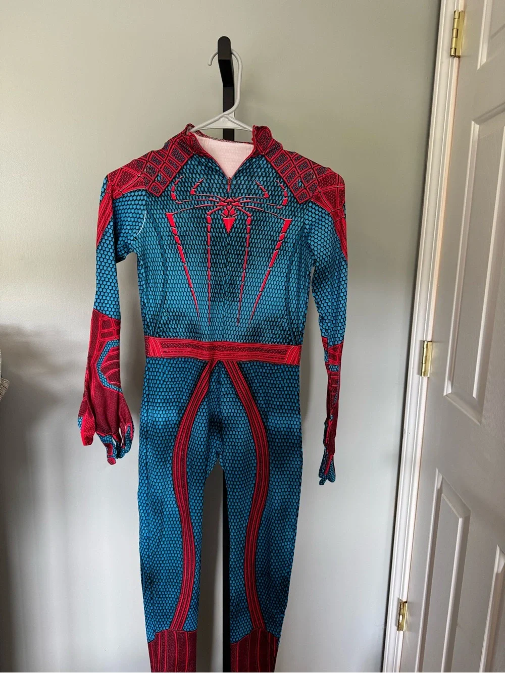 Blue and Red Kids Superhero Spider Costume